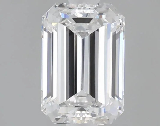1.01ct Emerald Lab Grown Diamond (Colour D, Clarity VVS2, IGI Certified)