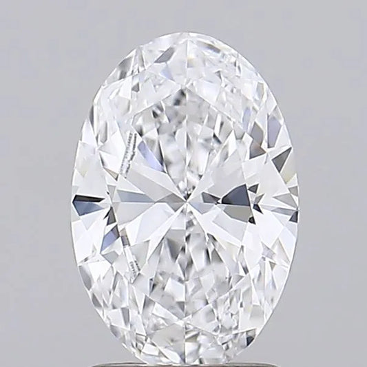 1.07ct Oval Lab Grown Diamond (Colour D, Clarity IF, IGI Certified)