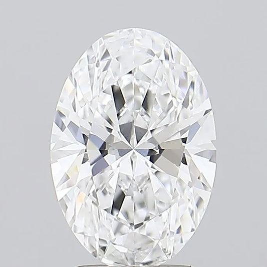 1.67ct Oval Lab Grown Diamond (Colour D, Clarity IF, IGI Certified)