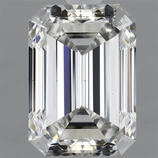 2.50ct Emerald Lab Grown Diamond (Colour G, Clarity VS2, IGI Certified)