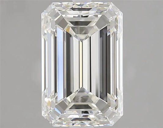 2.70ct Emerald Natural Diamond (Colour H, Clarity VVS2, GIA Certified)