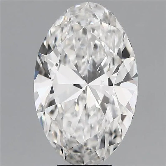 7.08ct Oval Lab Grown Diamond (Colour E, Clarity VVS1, IGI Certified)