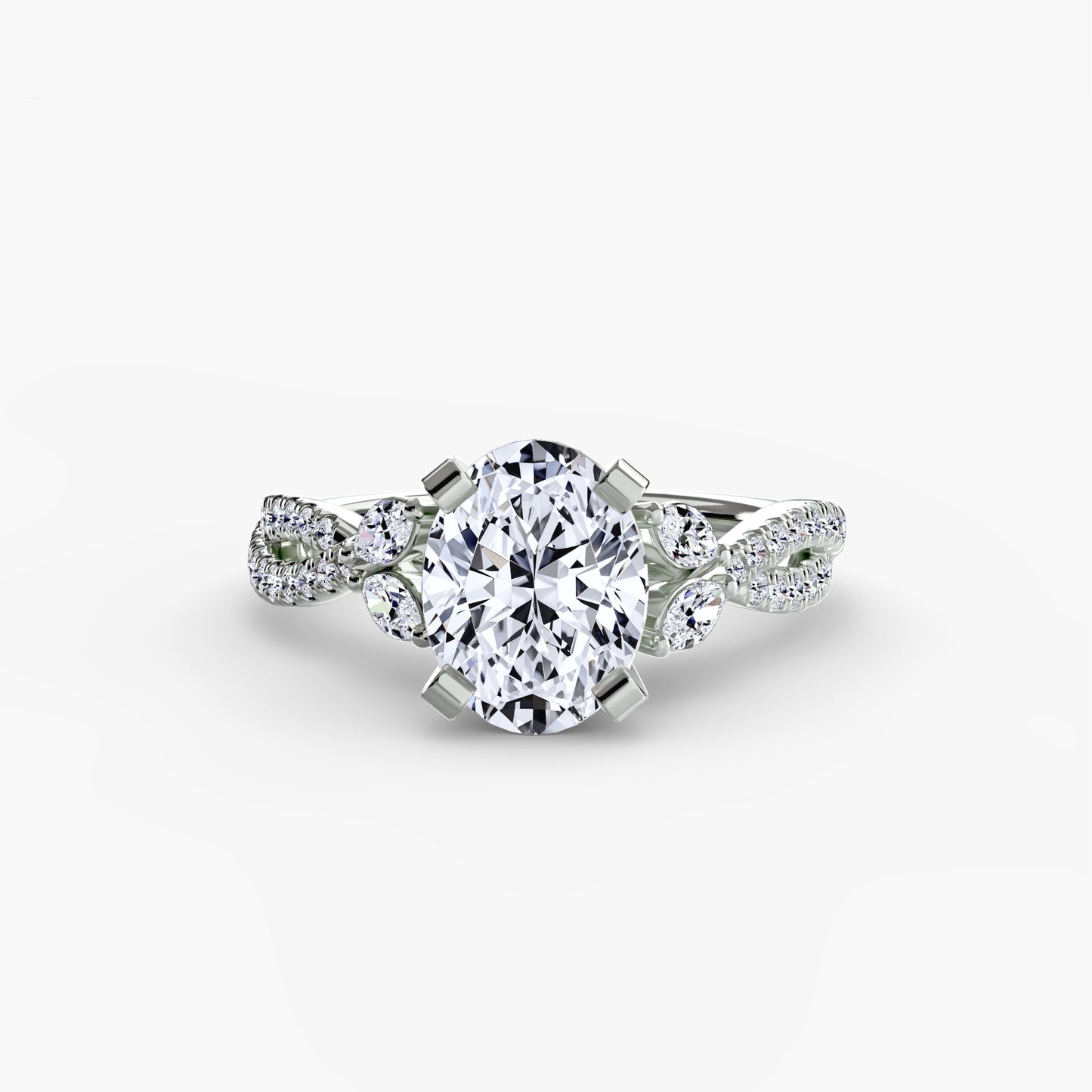 The Twist Pavé Ring